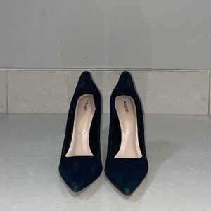 ALDO Stiletto Heels Women’s Black Suede Leather Pumps